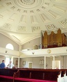 2005 view of the interior and its decorative plaster domed ceiling