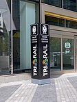 Tri-Rail sign outside of the station