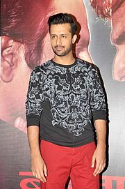 The song's music video features Atif Aslam and Tiger Shroff, pictured top and bottom, respectively.