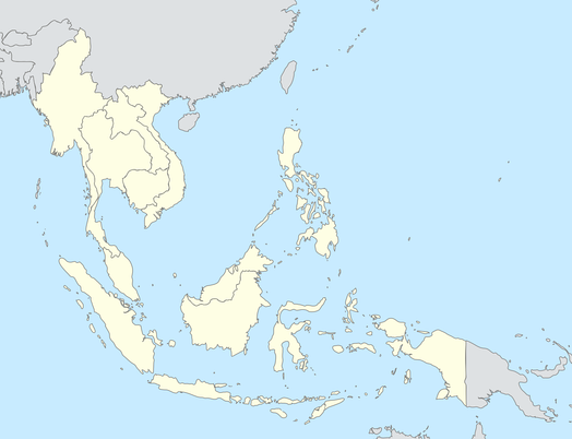 class=notpageimage| Location of stadiums of the 2014 AFF Championship. Orange: Finals, Semi-finals and Group Stage;  Red: Finals and Semi-finals;  Blue: Semi-finals;  Green: Semi-finals and Group Stage;  Yellow: Group Stage.