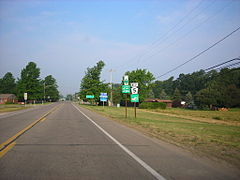 Lake Erie Circle Tour along PA 5 in Erie County, Pennsylvania, which is also part of the Seaway Trail and BicyclePA Route Z