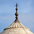 The large onion dome topped by a finial