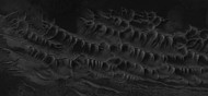 Close-up of complex, dark dunes in the previous image of the floor of Noctis Labyrinthus, as seen by HiRISE under HiWish program.