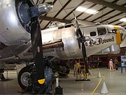 Boeing B-17G 44-85828, wearing the livery of 42-31892 "I'll Be Around"