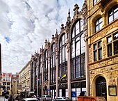 From top, left to right: Consulates general of Germany and Ukraine, Vice-Consulate of Hungary, honorary consulates of Luxembourg, Mexico and Norway