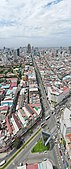 Aerial View of Preah Monivong Boulevard (North to South) at Central Market Area