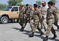 The joint coordination of U.S.-Pakistani militaries to engage in flood relief efforts in Pakistan.