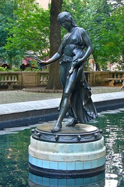 Duck Girl, 1911, Rittenhouse Square, Philadelphia