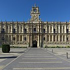 Early 18th century facade of the San Marcos Monastery in Leon, which provided care for pilgrims over many centuries