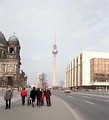 Easter Sunday, 1988, Fernsehturm and Palace of the Republic