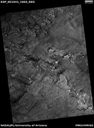 Wide view of layers, as seen by HiRISE under HiWish program