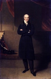 George Canning (left) was the architect of the Treaty of London, which launched European intervention in the Greek conflict.Tsar Nicholas I (right) co-signed the Treaty of London, and then launched the Russo-Turkish War of 1828–1829, which finally secured Greek independence.