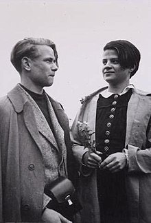 Werner Scholl con Sophie Scholl