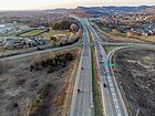 Wisconsin Highway 157 turns in to 53 and the Freeway