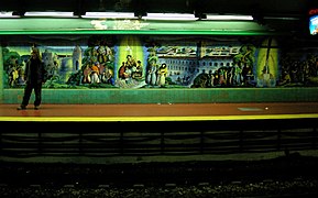 Mural en la estación