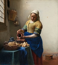 Het melkmeisje (1658) Johannes Vermeer