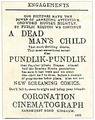 Newspaper ad for Shree Pundalik