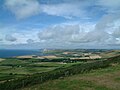 View west from the summit of Swyre Head