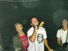 Swingin' Utters at 924 Gilman St. on December 4, 2009. Left to right: Spike Slawson, Johnny "Peebucks" Bonnel, and Jack Dalrymple.