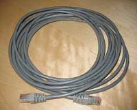 Standard twisted-pair cable usable for most common types of Ethernet