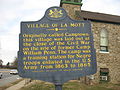 La Mott historical marker