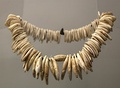 Animal tooth necklace from the necropolis of Is Loccis-Santus, Sardinia