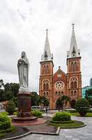 The Cathedrals of Phát Diệm, Bùi Chu, Hanoi, and Saigon represent various architectural styles of Vietnamese, Baroque, Gothic, and Romanesque.