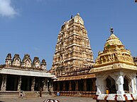 Templo de Virupaksha (Shiva) en Hampi.