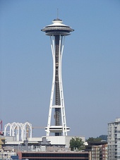 The space needle in Seattle, Washington.