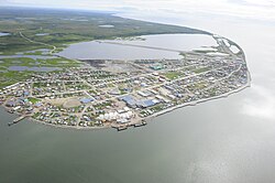 Aerial view of Kotzebue