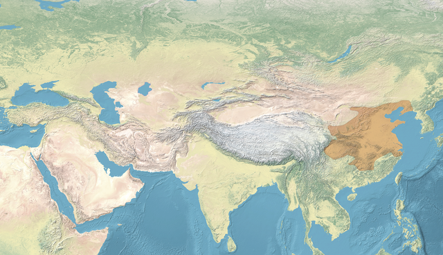 class=notpageimage| The Qin state and main polities in 221 BCE, with the capital Xianyang ().[64][65][66]