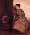 Ruth, oil on panel, 1880–1885, Albright-Knox Art Gallery