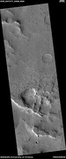 Wide view of rock layers, as seen by HiRISE under HiWish program