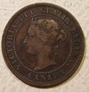 An 1876 penny featuring Queen Victoria