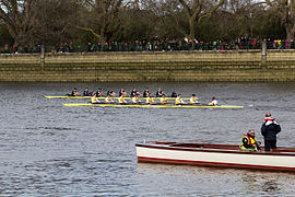 Men's Reserve race from the Putney Embankment