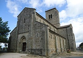 The church in Gourdon