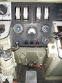 Controls and gauges in a Class 76 cab