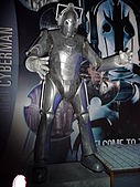 Various Cyberman designs from throughout the series, as well as the Cybermat and Cybershade.