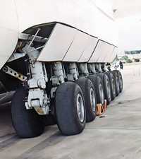 Main landing gear of the Antonov An-225 Mriya