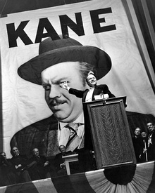 Welles playing gubernatorial candidate Kane