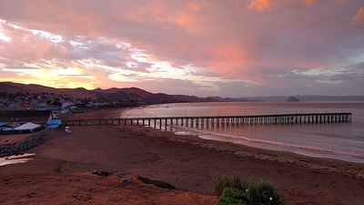 Cayucos State Beach at Sunset