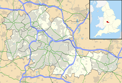 List of places in West Midlands (county) is located in West Midlands county