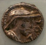 Silver coins of the Sequani Gauls, 5–1st century BC.