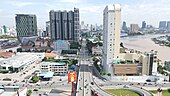 Preah Norodom Boulevard View from Kbal Thnol Overpass