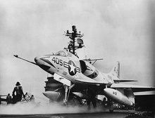 VA-81 A4D-2 on USS Forrestal in 1962.