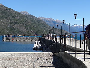 Muelle en el Lago Puelo