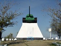 A memorial devoted to the Defense of Temryuk during World War II