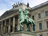 Sculpture of Frederick William, Duke of Brunswick-Wolfenbüttel in front of Brunswick Palace