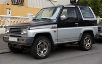 1990 Daihatsu Feroza 1.6 EL-II (F300; pre-facelift, Iceland)