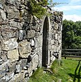 The remains of St. Columba's church.